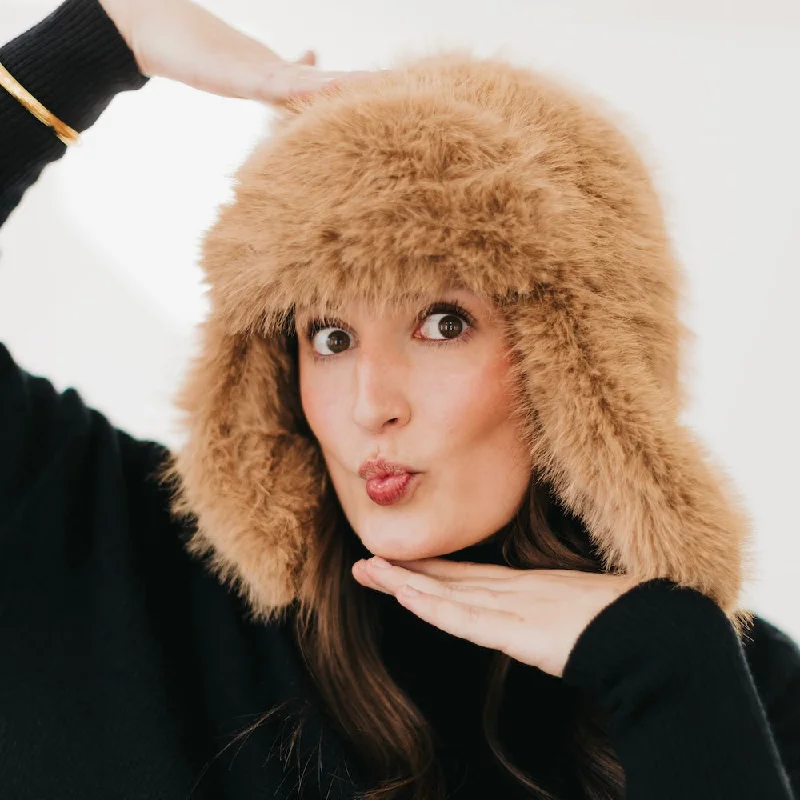 Bonnie Bomber Faux Fur Winter Hat