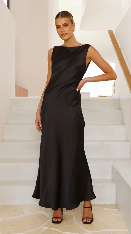 Barcelona Maxi Dress - Black