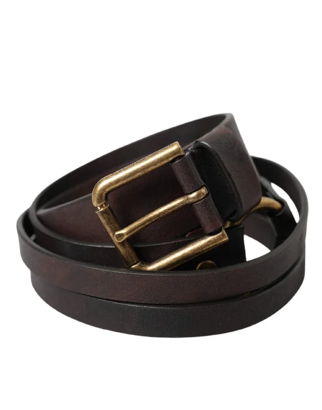 Dolce & Gabbana   Leather  Metal Buckle Women Women's Belt