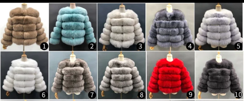 Adults Luxury Laura Jane Paris Fox Fur Coats