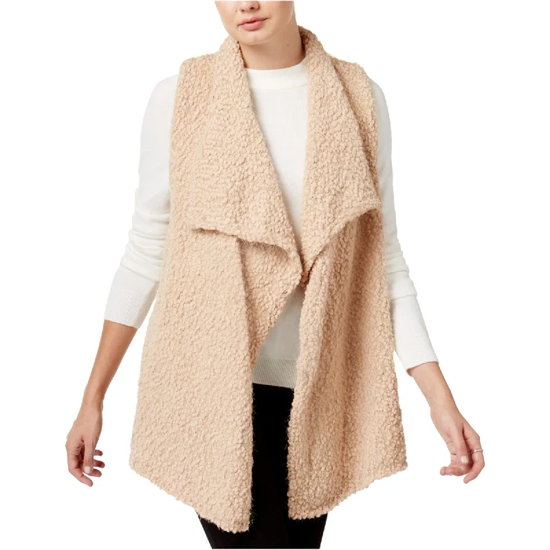 Kensie Womens Fuzzy Fashion Vest